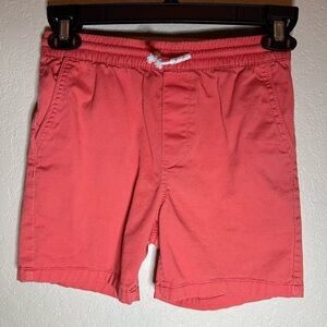 Class club youth boys pull on with drawstring orange shorts size 10/12